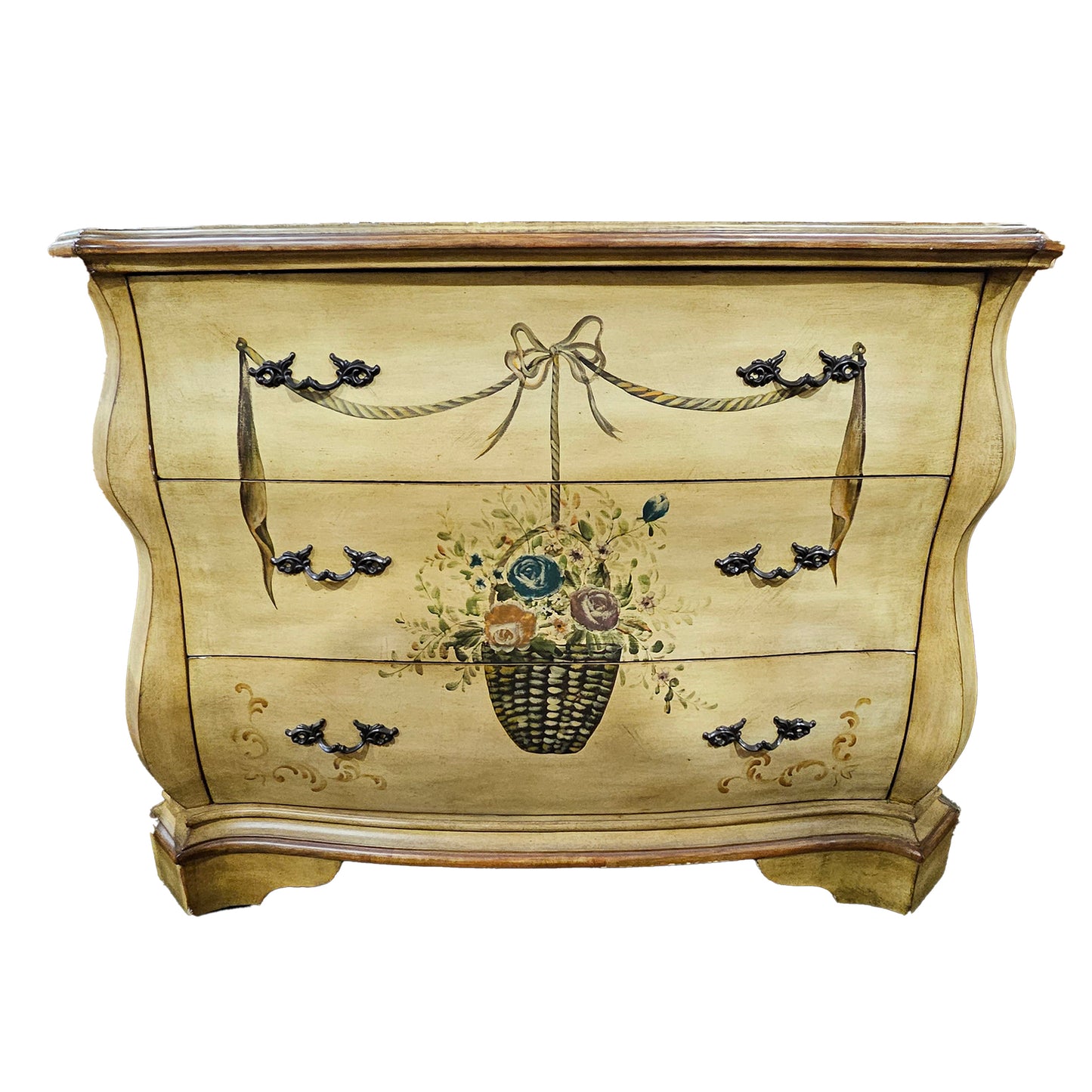Bouquet Accent Bombe Style Chest