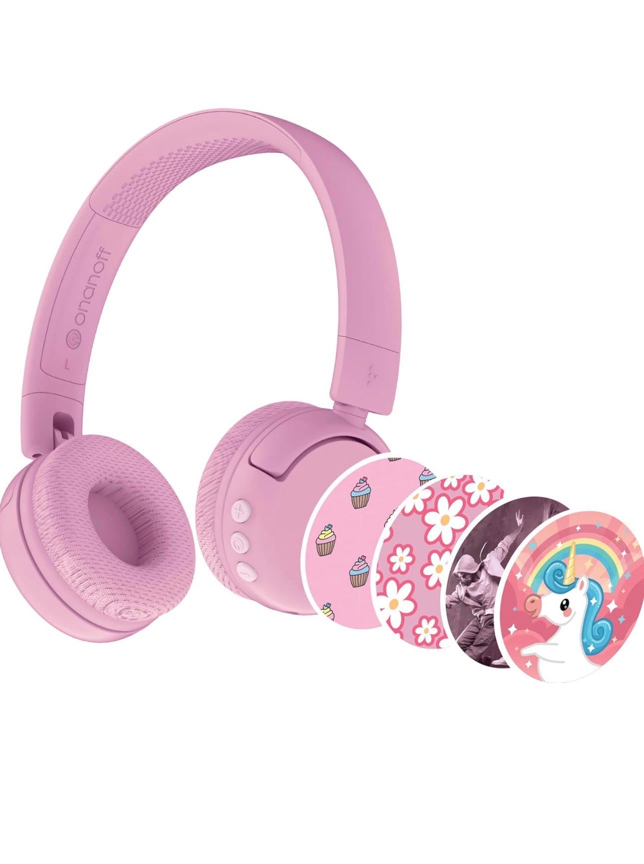 BuddyPhones Pop Fun Foldable Kids Bluetooth Headphones