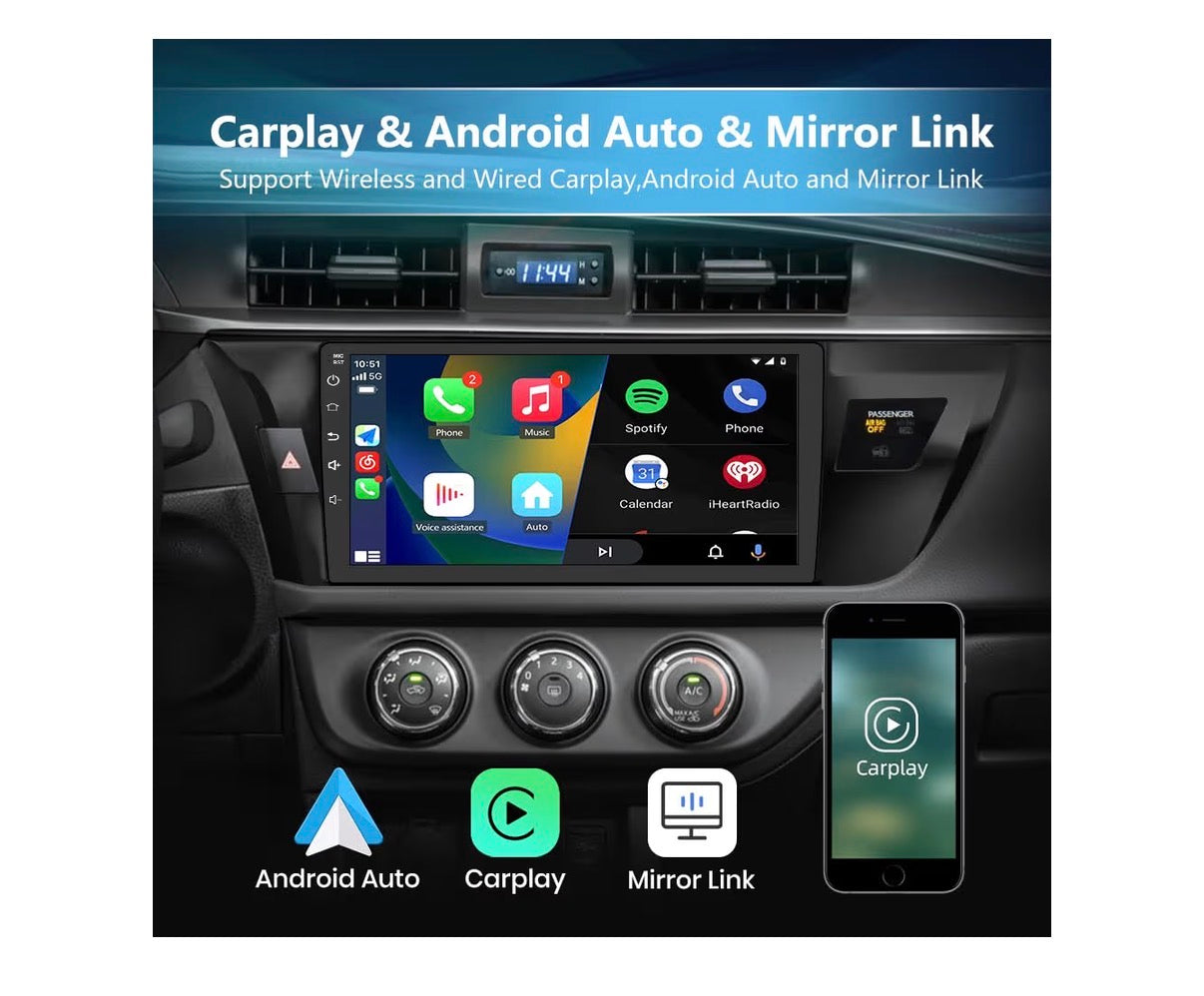 Car Radio Stereo Android 13 for Toyota Corolla 2014, 2015, 2016 with CarPlay (New in Box)