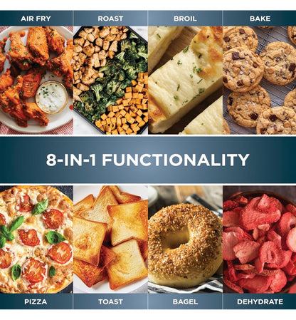 Ninja Flip Toaster Oven & Air Fryer, 8-in-1 Stainless Steel, SP151 Air Frye, Bake, Broil, Toast, Bagel, Dehydrate, Reheat, 1800W, Flip Up & Away, XL Capacity (New In Box)