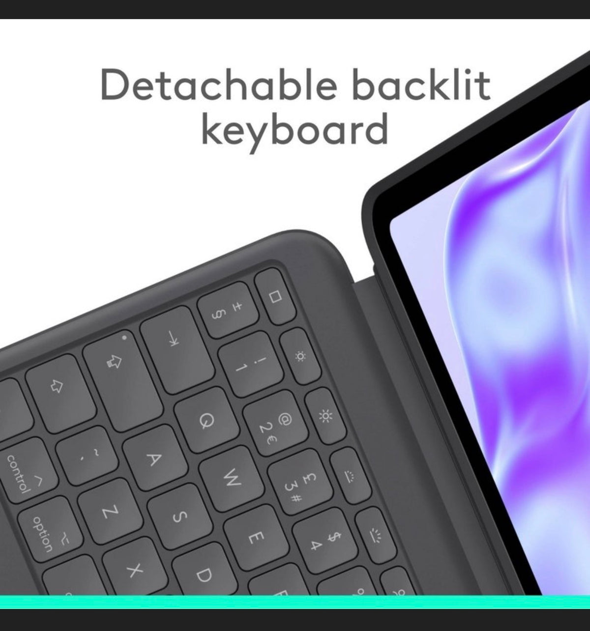Logitech Combo Touch iPad Pro 13 Inch (M4 & M5) (2024 & 2025) Keyboard Case (New in Box)