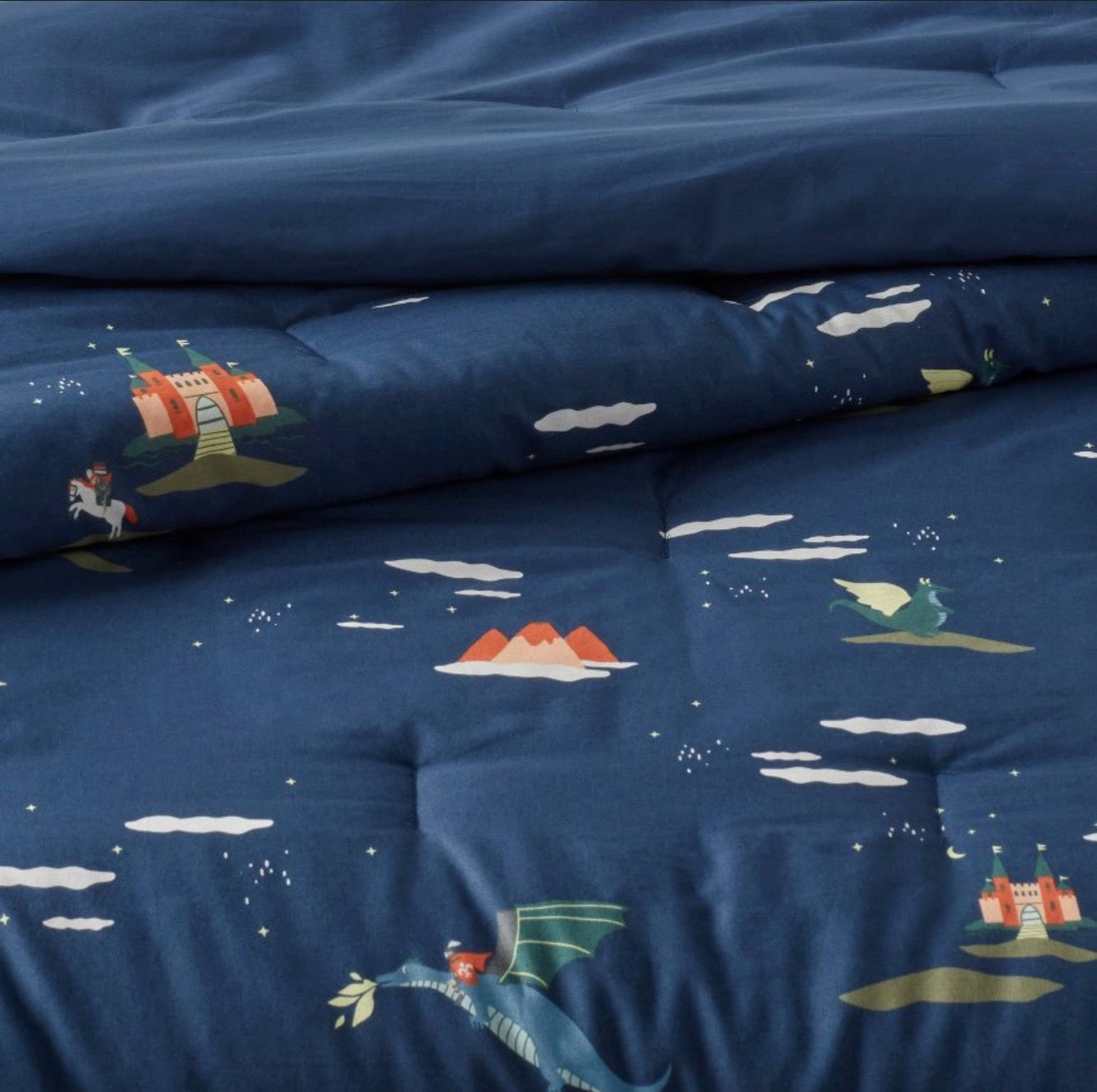 Pillowfort Full/Queen Dragon Kids' Comforter Set