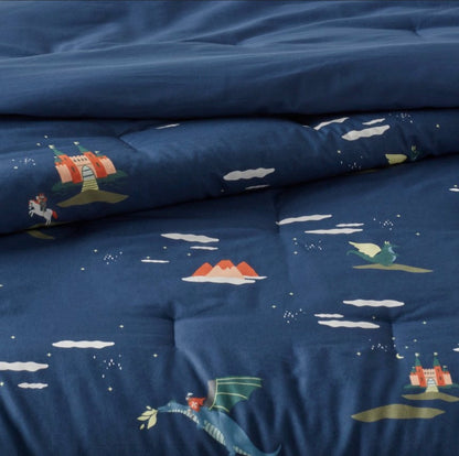 Pillowfort Full/Queen Dragon Kids' Comforter Set