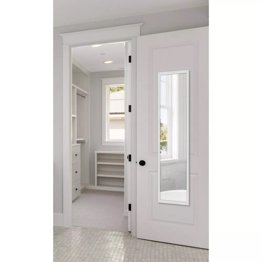 Room Essentials Framed Door Mirror White - Room Essentials™