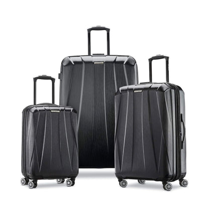 Samsonite Centric 2 Hardside Expandable Luggage with Spinner Wheels 3 Pieces Set (Black) (New in Box)