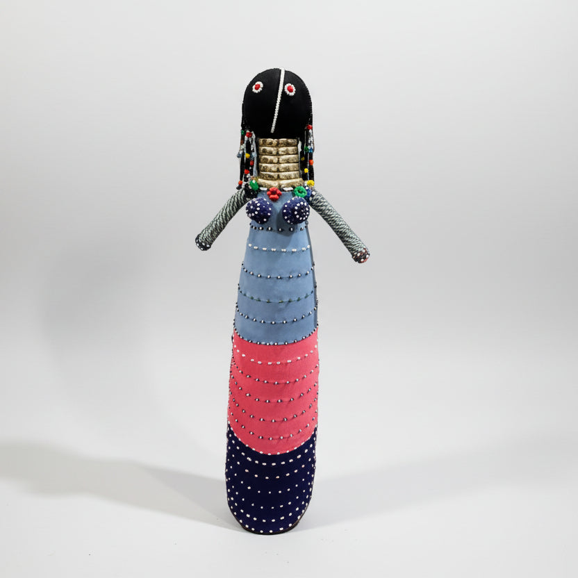 South African Ndebele Ceremonial Doll 32"