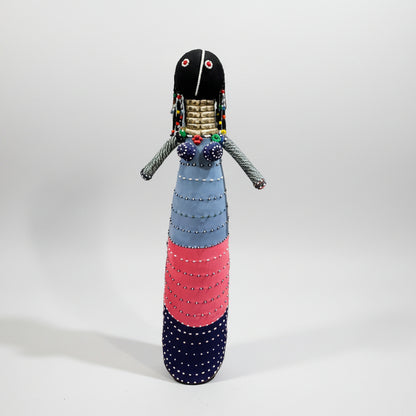 South African Ndebele Ceremonial Doll 32"