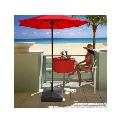 Casafield Patio Ukmbrella Base-Fillable to 130lbs Weighted Stand with Wheels for Outdoor/Lawn or Pool Deck Umbrellas up to 12ft (Black) (New in Box)