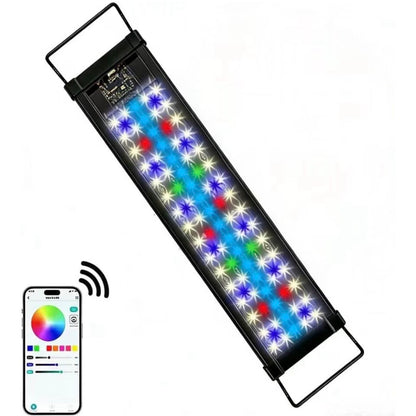 Smart LED Aquarium Light for Freshwater Tanks App Control DIY Spectrum, Auto Timer & Sunrise/Sunset simulation 30-36 Inch (New in Box)