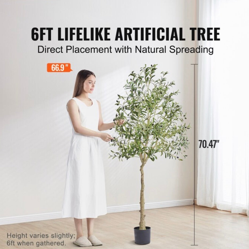 Artificial Lifelike Olive Tree