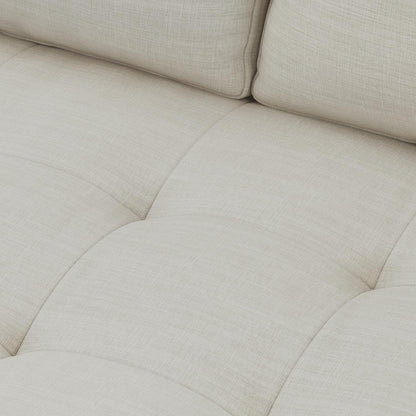 Sven 88" Tufted Sofa - Ratine Buff