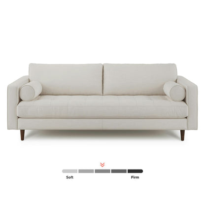 Sven 88" Tufted Sofa - Ratine Buff