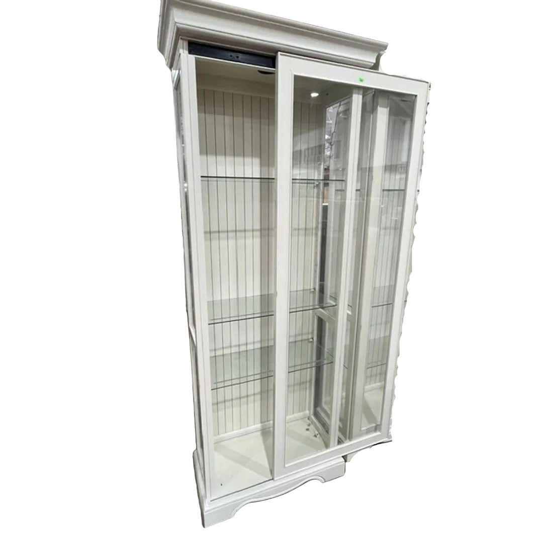 Philip Reinisch Company Color Time White Ambience Display Cabinet