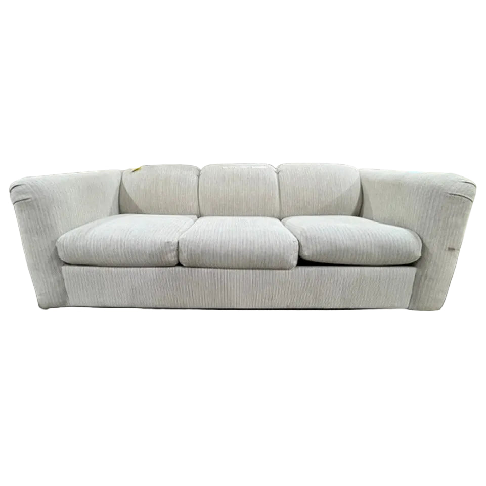 Light Gray Three-Seater Sofa