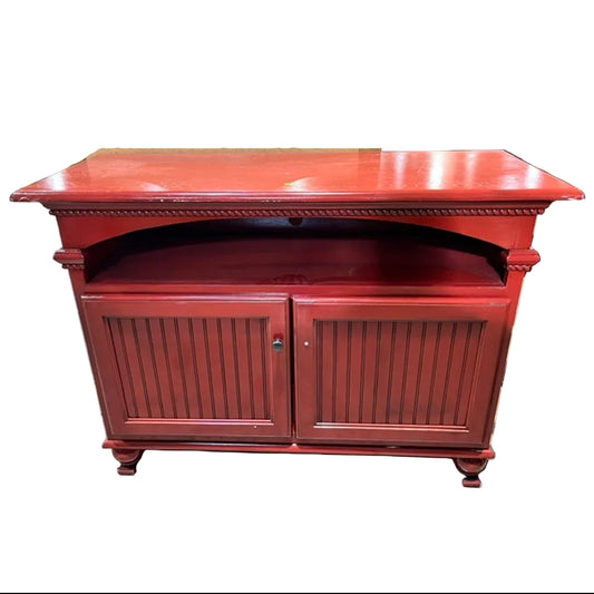 Cottage-Style Wooden Media Console