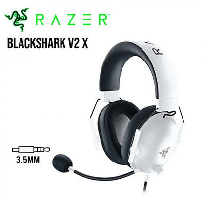 Razer Blackshark V2 X White Gamer Headset