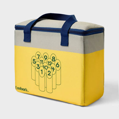 Molki Rubberwood Numbered Peg Game Target toss- Embark - Fun Outdoor Game For Kids 6+