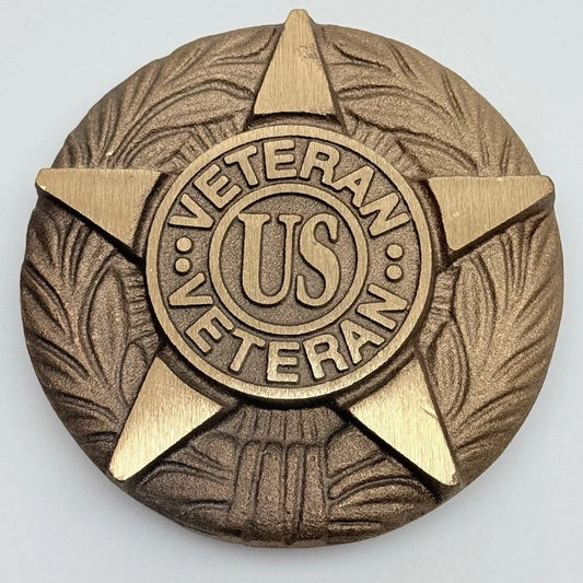 (New) United States Veteran Cast Bronze Grave Marker
