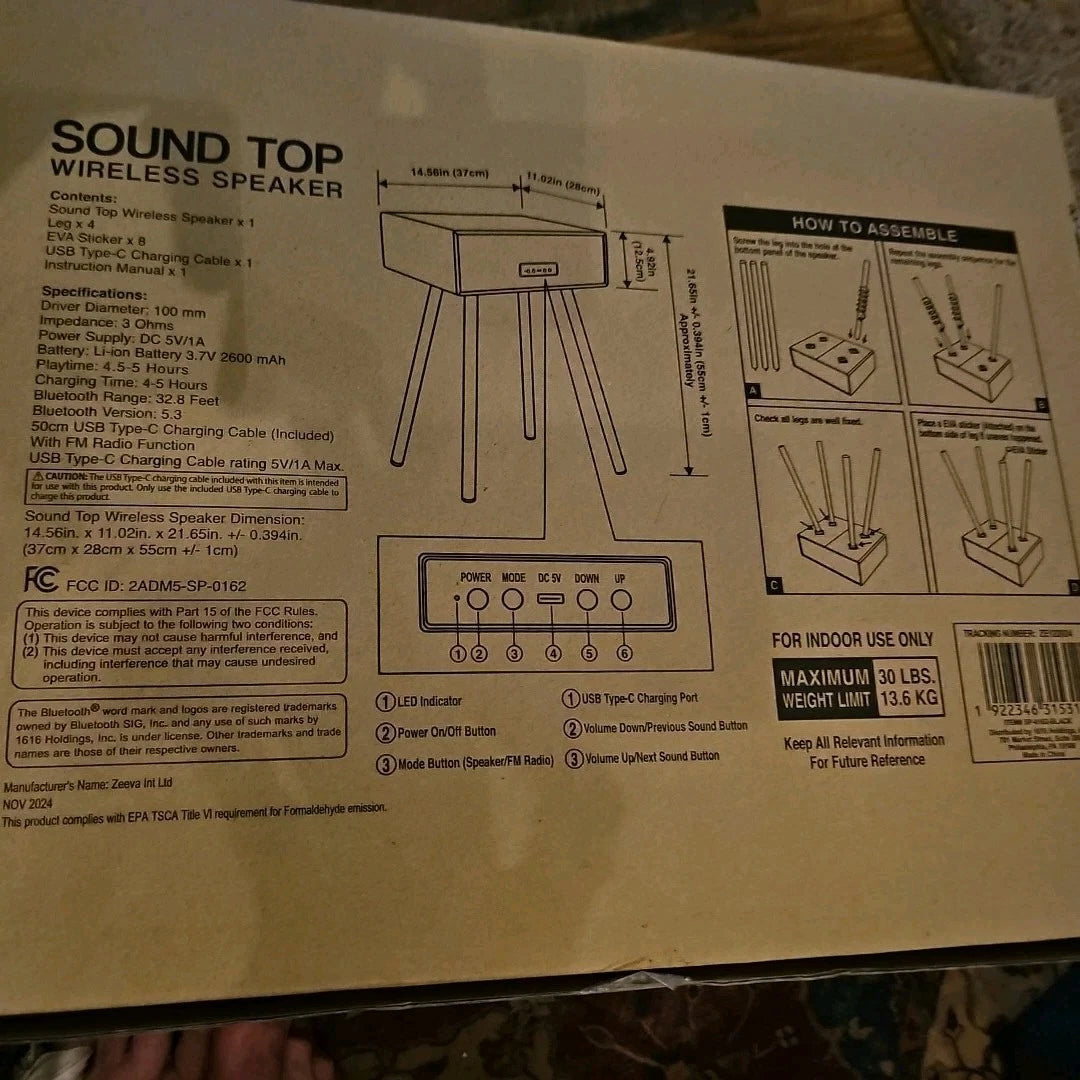 Sound Top Wireless Speaker