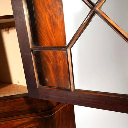 Century English Mahogany Corner Cabinet