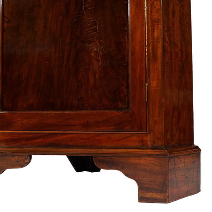 Century English Mahogany Corner Cabinet