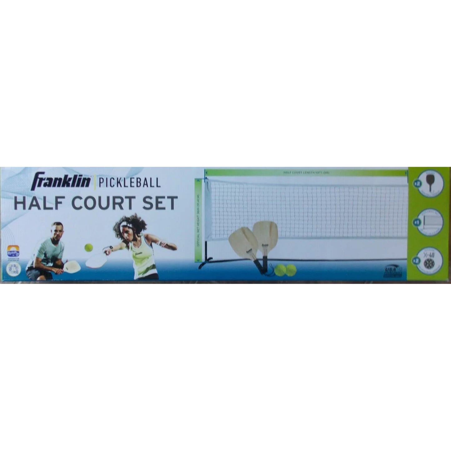 Franklin Sports Quikset Pickleball Half Court Net