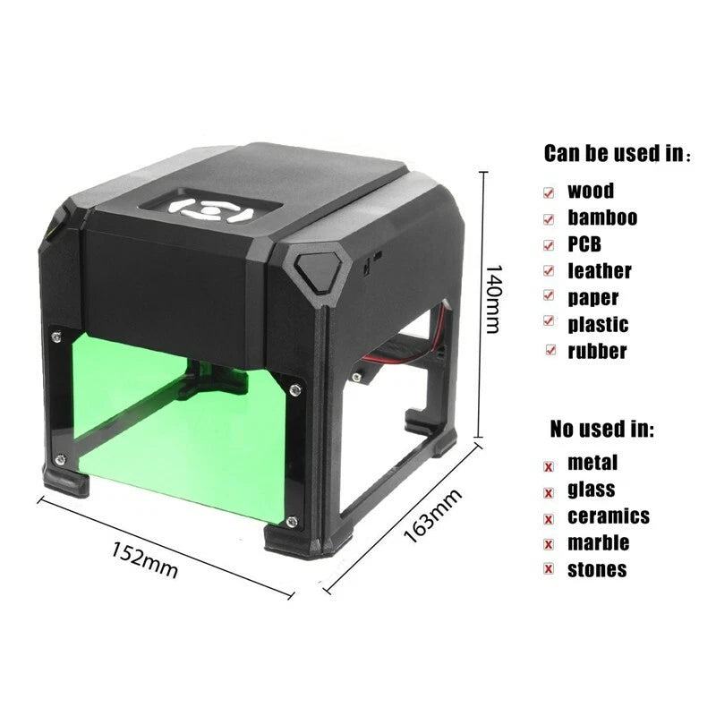 Laser engraver printer machine 3000mw
